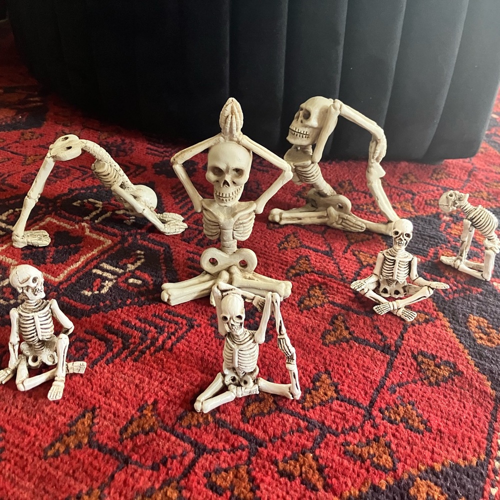 Skeletons doing yoga! - Picture 4 of 4